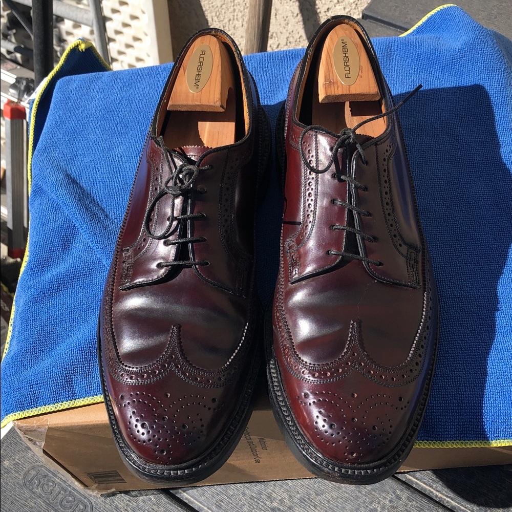 Florsheim Shell Cordovan  11.5/D used conditions